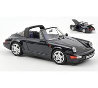 NOREV NV187340 PORSCHE 911 CARRERA 4 TARGA 1991 BLUE METALLIC 1:18 Modellino