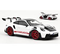 NOREV NV187373 PORSCHE 911 GT3 RS W/WEISSACH PACK 2022 WHITE/RED 1:18 Modellino