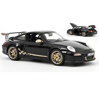 NOREV NV187563 PORSCHE 911 GT3 RS 2009 BLACK & WHITE GOLD METALLIC 1:18 Modellin