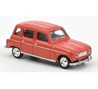 NOREV NV310940 RENAULT 4L 1966 ESTEREL RED 1:64 Modellino
