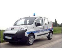 NOREV NV479869 PEUGEOT BIPPER 2009 POLICE MUNICIPALE 1:43 Modellino