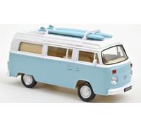 NOREV NV841108 VW COMBI T2b CAMPER VAN 1973 PASTEL BLUE JET-CAR 1:43 Modellino