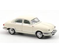 Norev- Panhard Dyna Z12 1957 Blanc 1/87 Miniatura, Colore Bianco, 1/87e, 451898