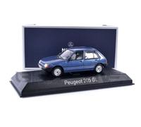 MODELLINO AUTO STATICO NOREV PEUGEOT 205 GL 1988 BLU MODELLISMO SCALA 1:43