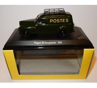 Norev Peugeot 203 Commerciale Furgoncino 1950 Post Poste Ptt IN Lusso Box