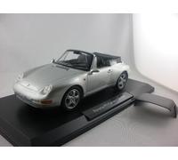 Norev Porsche 911 Carrera Cabriolet silver 1993 1/18 187592