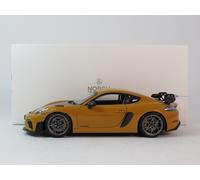 Norev Porsche Cayman GT4 RS weissach pack Bahama yellow 2023 1/18 187252