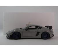 Norev Porsche Cayman GT4 RS weissach pack chalk grey 2023 1/18 187253