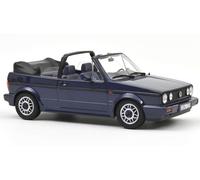 NOREV SCALA 1:18 MODELLINO AUTO STATICO VW GOLF CABRIOLET QUARTETT 1992 BLU 1/18