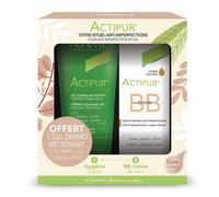 Noreva Actipur Set Rituale Anti-Imperfezioni Golden BB Cream 30ml + Gel Dermodetergente 100ml - Kit cosmetico