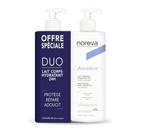 Noreva Aquareva 24H Moisturizing Body Cream 2 x 400ml by Noreva