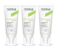Noreva Exfoliac® Fluido Solare Opacizzante SPF50+ 3x40 ml