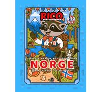 Norge - Målarbok för barn (5-10 år) | Ricos Resor - Europa Vol. 10