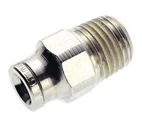 Norgren Pneufit 101251048 Dritto Adattatore 10mm Manichetta O/D A R1/2 Bsp