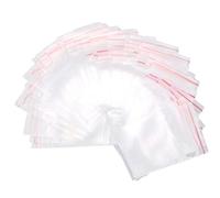 Norhogo 100 Bustine Transaprenti Richiudibili con Chiusura A Zip, Sachetti Richiudibil, Buste con Zip 15 x 20cm