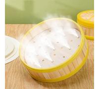 Norhogo 100pcs Carta per Friggitrice ad Aria, Antiaderente Rotonda Carta da Forno Fogli, Bianco, 7.5 inch, Anti-Aderente Foglio Perforato per Friggitrice ad Aria Cottura a Vapore 19CM