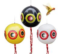 Norhogo 3 Pezzi Palloncini Spaventapasseri Birdless Balloon Set, Spaventa Uccelli, Repellente Piccioni, dissuasori per piccioni con Corda, 3 Colori