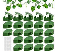 Norhogo 30pcs clip per piante rampicanti muro per Piante Rampicanti Clip per Piante Autoadesivi Supporto Invisibile, supporto per piante, Clips Autoadesive Invisibili per Piante Rampicanti, Vite