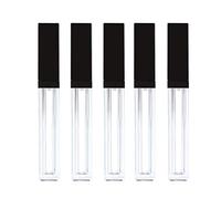 Norhogo 5 contenitori vuoti per lucidalabbra, 5 ml, ricaricabili, mini tubetti per lucidalabbra, biberon cosmetici, eyeliner ciglia fai da te, tubo vuoto, per lucidalabbra, balsamo per labbra