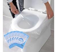 Norhogo 50 PZ Copri Water Copri Water WC USA e Getta, copriwater USA e Getta, Copertura Igienica Monouso per WC Viaggio per Bambini, Donne Incinta, Campeggio, Pacchetto Singolo