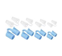 Norhogo Dispositivo di dilatazione nasale, separatore nasale efficace anti-russare, clip nasale anti-russare, migliora la respirazione e il comfort del sonno (bianco+blu)