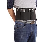 Norhogo Fondina Pistola Nascosta Porta Pistola Multifunzionale Fondina, per il trasporto a mano oa destra con tasca, da Cintura in Neoprene Elastico Cintura Tattica