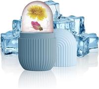 Norhogo Rullo per il ghiaccio facciale per il viso e per il gonfiore degli occhi, riutilizzabile, strumento per la cura della pelle per massaggio del viso, anti-invecchiamento rughe