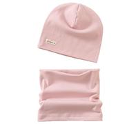 Norhogo Set Berretto e Sciarpa per Bambini e Neonati, Berretto Invernale in Cotone per Ragazzi e Ragazze, Berretto a Cuffia + Sciarpa Tubolare, Sciarpe per Bambini Inverno Sciarpa a Giro Bambino e