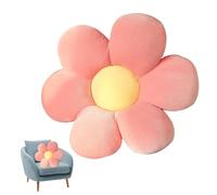 Norhogo Simpatico cuscino da pavimento con fiori, a forma di fiore, motivo a margherita, decorazione per la casa, per bambini, ragazze, 40 cm