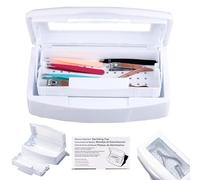 Norhogo Vassoio Manicure Disinfezione Box Plastica Germicida Dip Sterilizzatore Box per Salone di Bellezza Manicure Capelli Strumenti Medici Manicure Laboratorio Articoli di pulizia