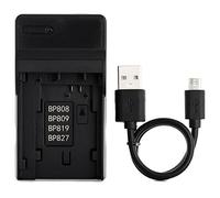 Norifon BP-808 USB Caricatore per Canon FS100, FS200, FS300, LEGRIA HF G10, LEGRIA HF G25 Fotocamera e Altro