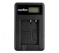 Norifon DMW-BCG10 LCD USB Caricatore per Panasonic Lumix DMC-TZ10, DMC-TZ20, DMC-TZ6, DMC-TZ7, DMC-TZ8, DMC-ZR1, DMC-ZR3, DMC-ZS1, DMC-ZS3, DMC-ZS5, DMC-ZS7, DMC-ZX1, DMC-ZX3 Fotocamera e Altro