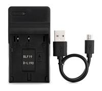 Norifon DMW-BLF19 USB Caricatore per Panasonic Lumix DMC-GH3, DMC-GH3A