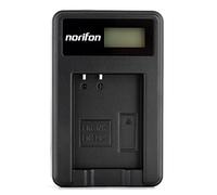 Norifon EN-EL12 LCD USB Caricatore per Nikon Coolpix AW130, AW100, AW120, AW110, S6200, S6300, S8100, S8200, S9100, S9300, S9500, S9900 Fotocamera e Altro