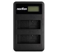 Norifon EN-EL14 Doppio Canale LCD USB Caricatore per Nikon Coolpix P7000, Coolpix P7100, Coolpix P7700, Coolpix P7800, DSLR D3100, DSLR D3200, DSLR D5100, DSLR D5200 Fotocamera e Altro