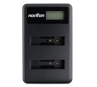 Norifon LI-50B Doppio Canale LCD USB Caricatore per Olympus D-750, SH-21, SP-800UZ, SP-810UZ, SP-815UZ, Stylus 1010, 1030SW, SZ-12, SZ-14, Tough TG-2, VR-340, VR-350, XZ-1 Fotocamera e Altro