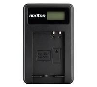 Norifon NB-10L LCD USB Caricatore per Canon G3X, PowerShot G1 X, PowerShot G15, G16, PowerShot SX40 HS, SX50 HS, SX60 HS Fotocamera e Altro