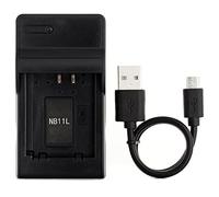 Norifon NB-11L USB Caricatore per Canon IXUS 132, 150, 155, 160, 170, 275 HS, PowerShot A2300, A2500, A2600, PowerShot ELPH 110 HS, 115 IS, 130 IS, 320 HS Fotocamera e Altro