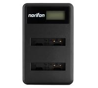 Norifon NB-6L Doppio Canale LCD USB Caricatore per Canon PowerShot SX530 HS, SX610 HS, SX710 HS, SD1200 IS, SD1300 IS, S120 IXY 10S IXY 30S Fotocamera e Altro