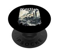 Norilsk Est. 1935 - Distopia di città vintage con skyline PopSockets PopGrip Adesivo