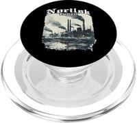 Norilsk Est. 1935 T Industrial City Design vintage Distopia PopSockets PopGrip per MagSafe