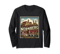 Norimberga Germania Viaggio Souvenir Città Regalo Maglia a Manica