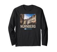 Norimberga Souvenir Vintage della Baviera Germania Maglia a Manica
