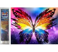 Norimpex Pittura con Diamanti Farfalla Colorata 30x40cm