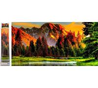 Norimpex Pittura con diamanti Paesaggio 80x40 cm