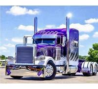 Norimpex pittura diamantata Camion viola 30x40 cm