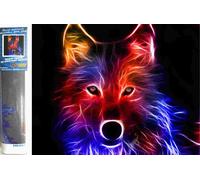 Norimpex - Puzzle Diamond Painting Vlčí prízrak 30x40cm - 1-39 Pezzi