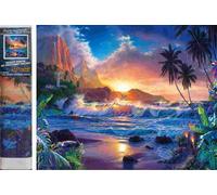 Norimpex - Puzzle Diamond Painting Západ slnka na ostrove 30x40cm - 1-39 Pezzi