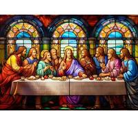 Norimpex - Puzzle L'Ultima Cena (vetrata) - 1-39 Pezzi