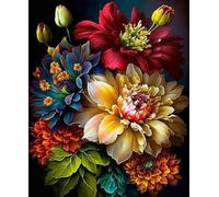 Norimpex - Puzzle Quadro Diamant: Bouquet di peonie 30x40cm - 1-39 Pezzi